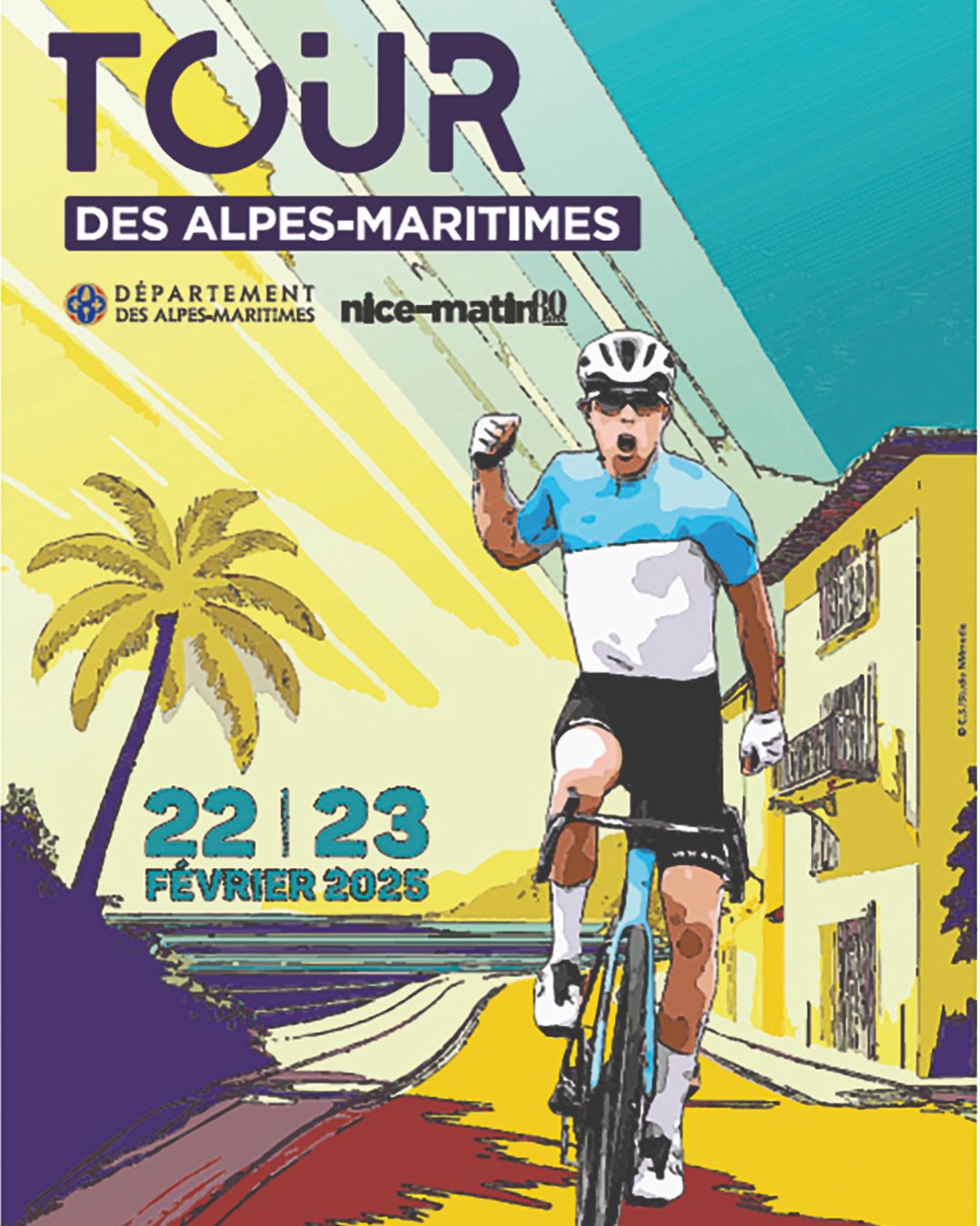 Coordination évènementielle pour le Groupe Nice-Matin lors du Tour des Alpes-Maritimes